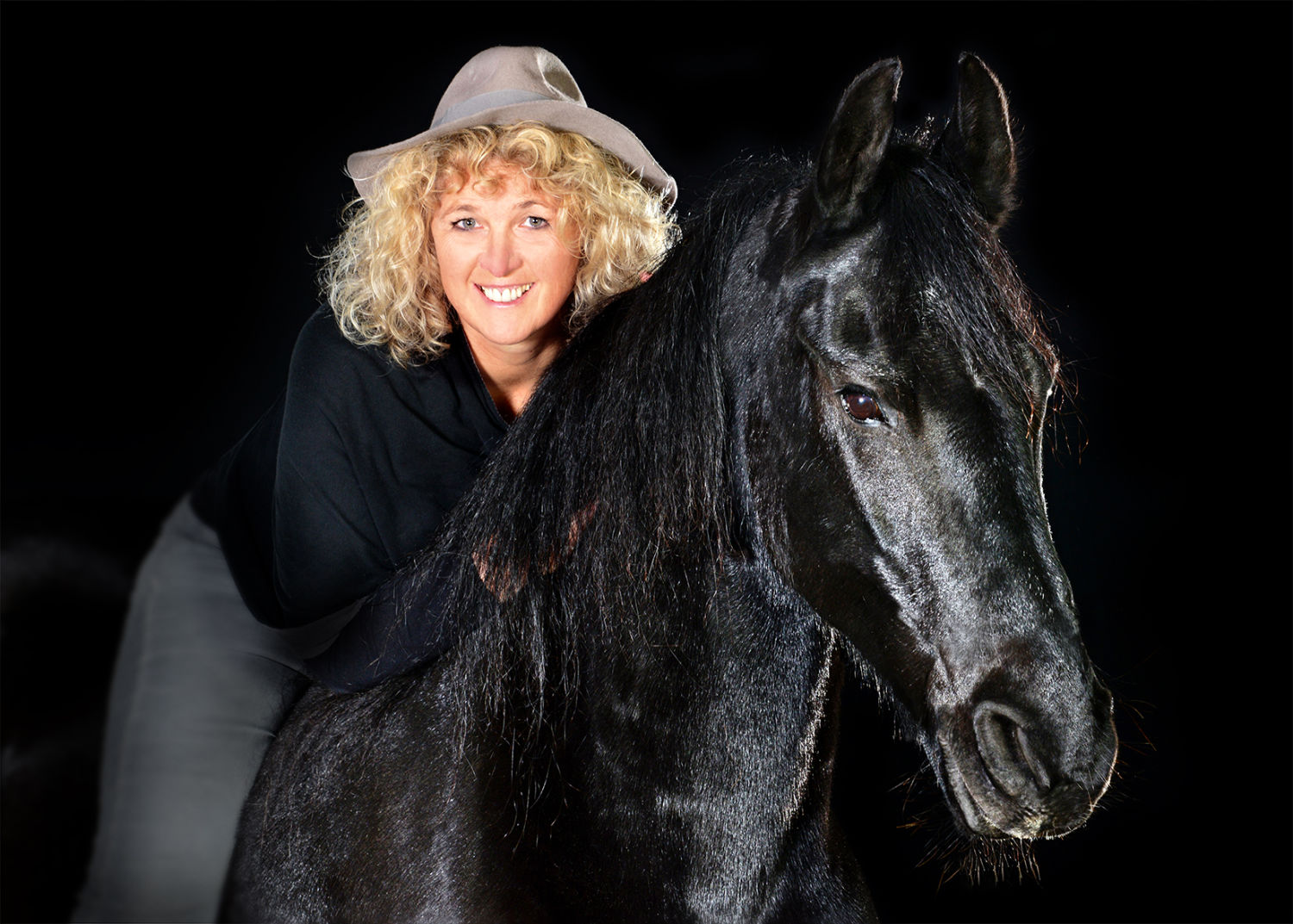 Natascha mit Pferd